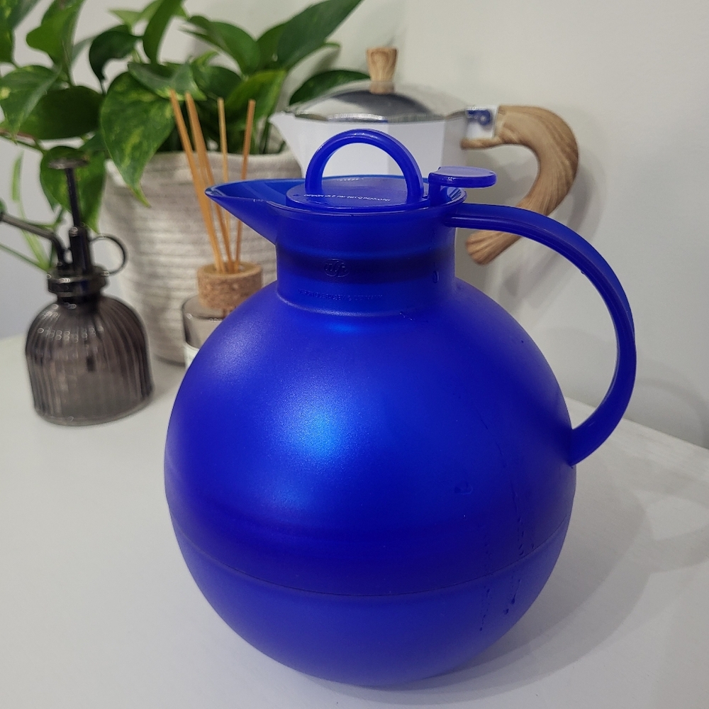 MCM Alfi Mod Vintage Coffee/Tea Server in cobalt blue *Good* Conditon